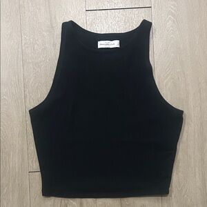 Abercrombie & Fitch Classic Dark Blue Crop Top